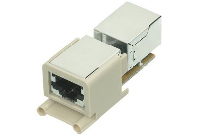 Han Brid-RJ45 panel feed through