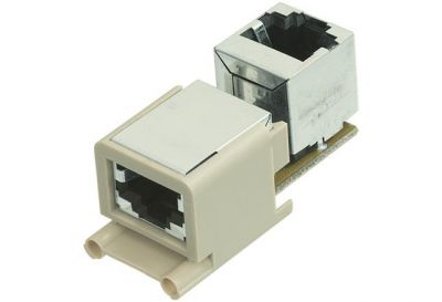 Han Brid-RJ45 panel feed through