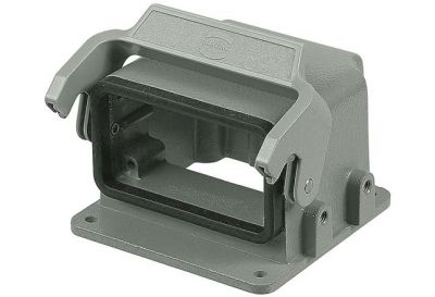 Han drive housing 10B with hinged cover