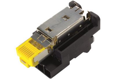 Han3A RJ45 Hybrid 10G insert 8+4p IDC