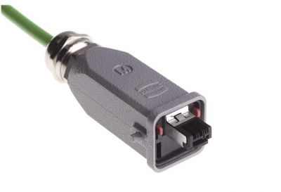 Han3A RJ45 Cat5 plug 4p IDC