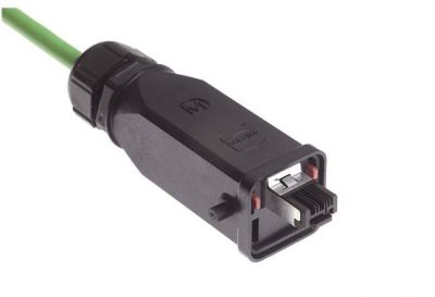 Han3A RJ45 Cat5 plug 4p IDC, plastic