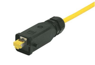 Han3A RJ45 10G Cat6 plug 8p IDC plastic