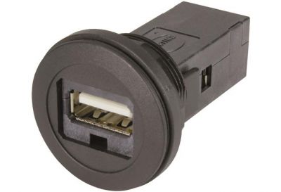 har-port USB 2.0 A-A ; PFT black