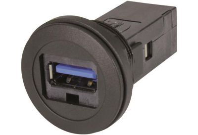 har-port USB 3.0 A-A PFT black