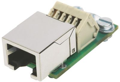 RJI RJ45 COUPLER PCB 1x RJ45+5pol.