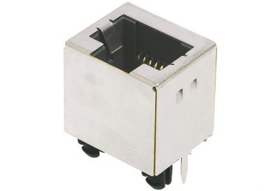 RJI RJ45 jack Cat.5 THT vertical