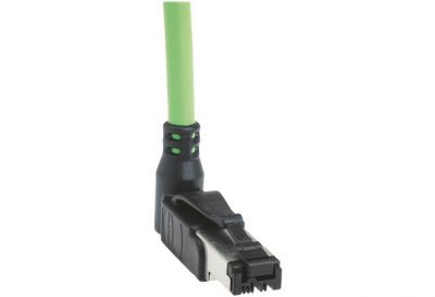 RJIcord22/1;solid;IP20;ang.RJ45 90°;0,5m