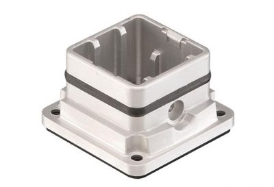 Han-Yellock 10 bulkhead mount housing