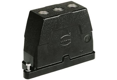 Han 24HPR Hood TE 3xM25 Screw Lock