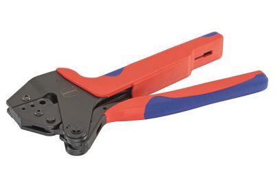 Crimping tool for glass fibre