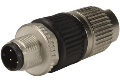 Circular Connector w. Harax M12 L 3P M