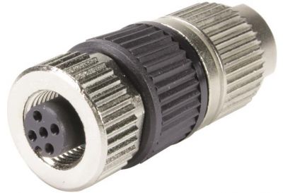 Circular Connector w. Harax M12 L 4 F