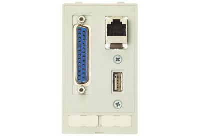 Data module (USB;RJ45;SUB-D25,f-m)