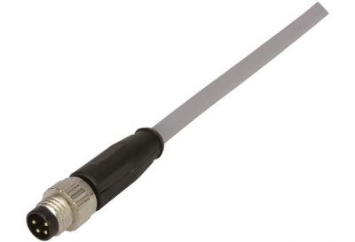 M8 Cable Assembly 4-poles st/- m/- 0,5m