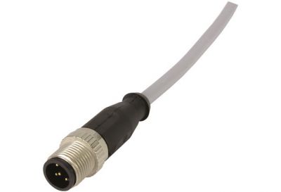 M12 Cable Assembly A-cod st/- m/- 0,5m