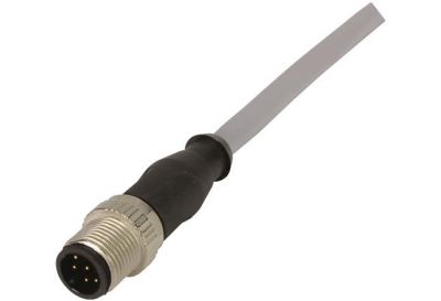 M12 Cable Assembly A-cod st/- m/- 0,5m