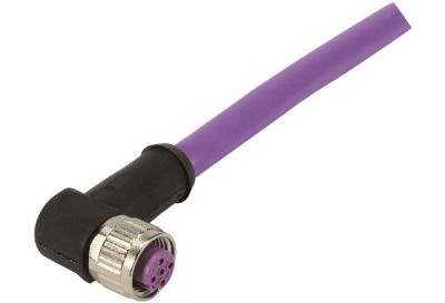 M12 Cable Assembly B-cod an/- f/- 1,0m