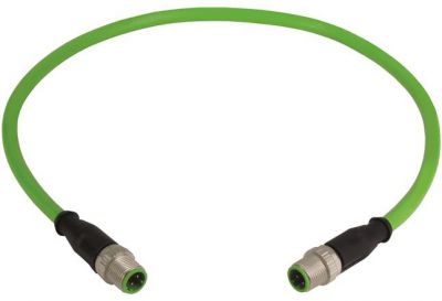 M12 Cable Assembly D-cod st/st m/m 7,5m