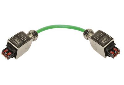 FO CABLE ASSY-1M-2xPP Metal SCRJ MM POF