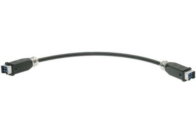 FO CABLE ASSY-1M-2xHAN3A-2xLC DUPLEX SM