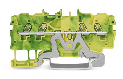 4-conductor ground terminal block1 mm², green-yellow