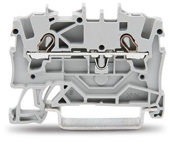 2-conductor through terminal block1.5 mm², gray