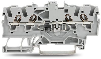 Component terminal block4-conductor, gray