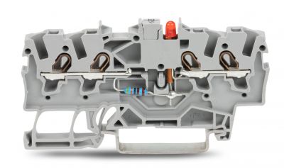 Component terminal block4-conductor, gray