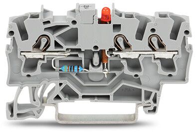 Component terminal block3-conductor, gray