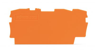 End and intermediate plate0.8 mm thick, orange