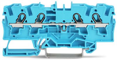 4-conductor through terminal block4 mm², blue