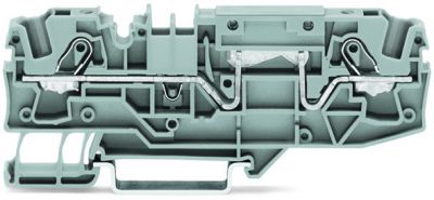 2-conductor through terminal block6 mm², gray