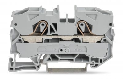 2-conductor through terminal block10 mm², gray