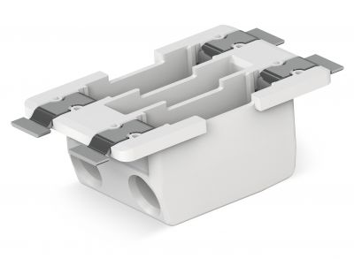 Through-Board SMD PCB Terminal Block0.75 mm² Pin spacing 6.5 mm 2-pole, white