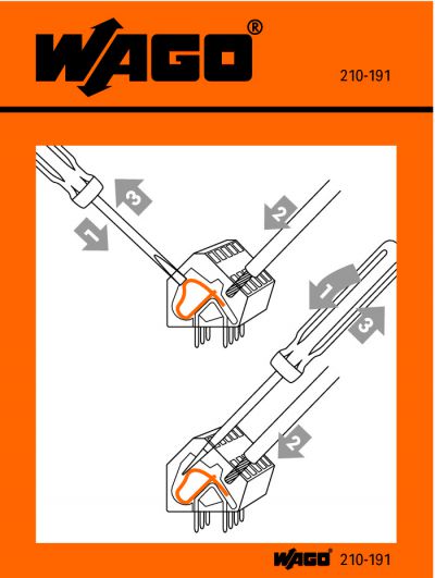 Stickers for operating instructionsfor PCB terminal blocks 236 Series