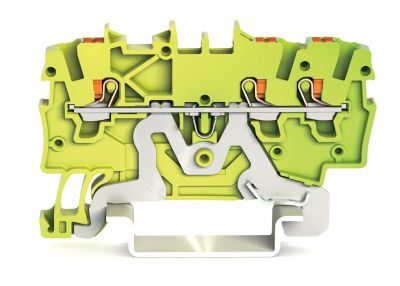 3-conductor ground terminal block1 mm², green-yellow