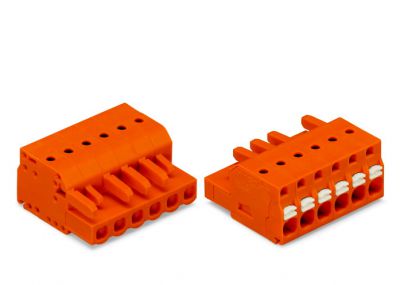 1-conductor female plugorange