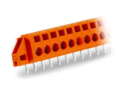 PCB terminal block2.5 mm² Pin spacing 5.08 mm 3-pole, orange