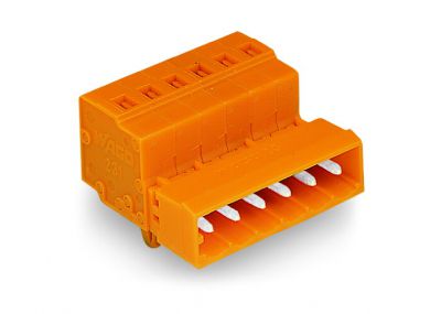 1-conductor male connectororange