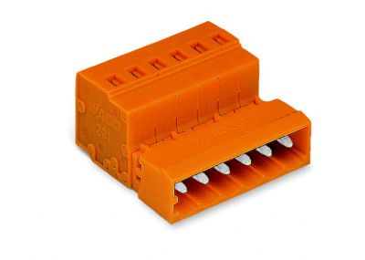 1-conductor male connectororange