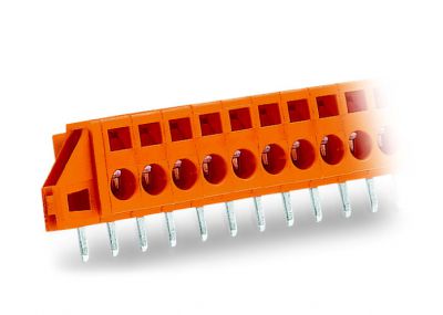 PCB terminal block2.5 mm² Pin spacing 5.08 mm 12-pole, orange