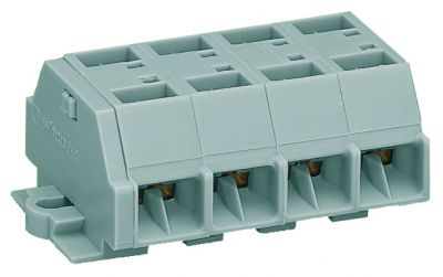 4-conductor terminal strip4-pole, gray