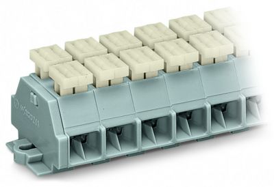 4-conductor terminal strip6-pole, gray