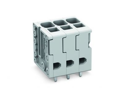 PCB terminal block4 mm² Pin spacing 5 mm 5-pole, gray