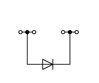 Component terminal block4-conductor, gray