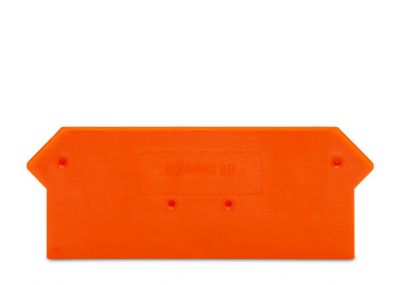 End and intermediate plate2.5 mm thick, orange