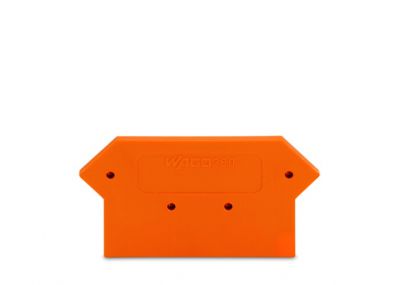 End and intermediate plate2.5 mm thick, orange