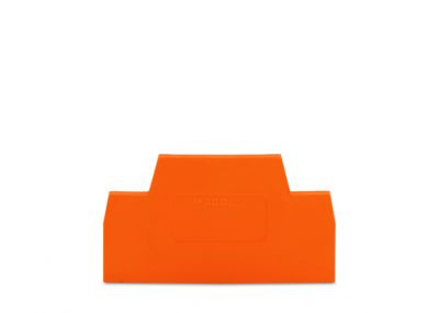 End and intermediate plate2.5 mm thick, orange