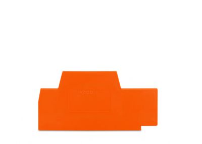 End and intermediate plate2.5 mm thick, orange